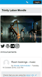 Mobile Screenshot of moodle.trinitylaban.ac.uk